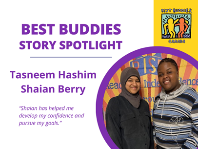 Best Buddies Story Spotlight - Tasneem and Shaian
